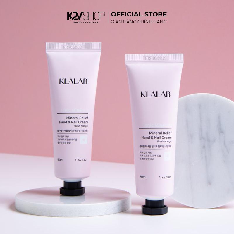 Kem Dưỡng Da Tay &amp; Móng Tay KLALAB Mineral Relief Hand &amp; Nail Cream 50ml - K2V Shop