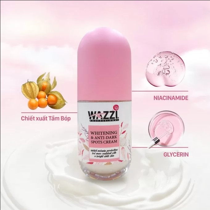 Kem Trắng Da Mờ Thâm Nám Wazzi