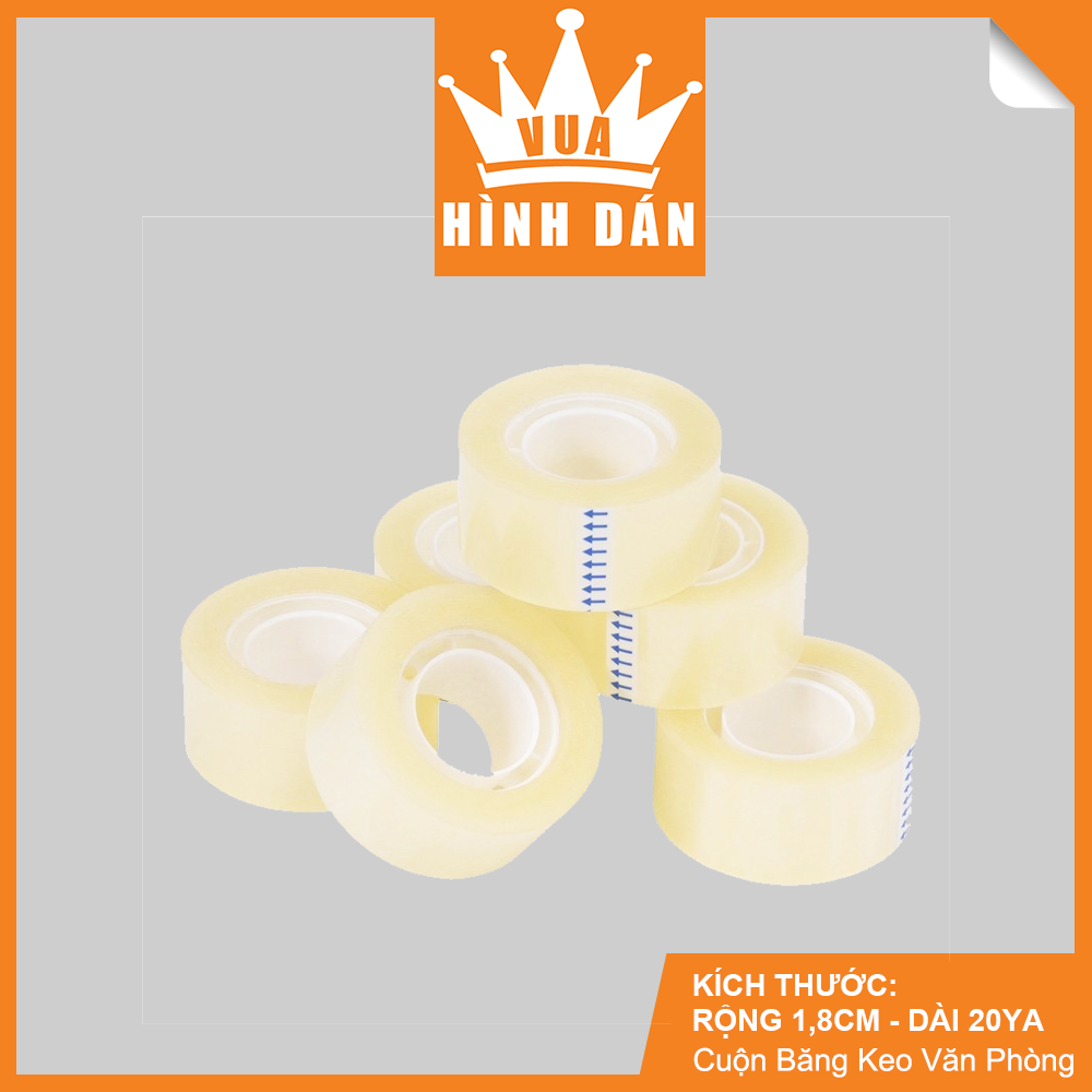 Băng Keo Trong Văn Phòng Nhỏ Fi1.8, 20 Yard