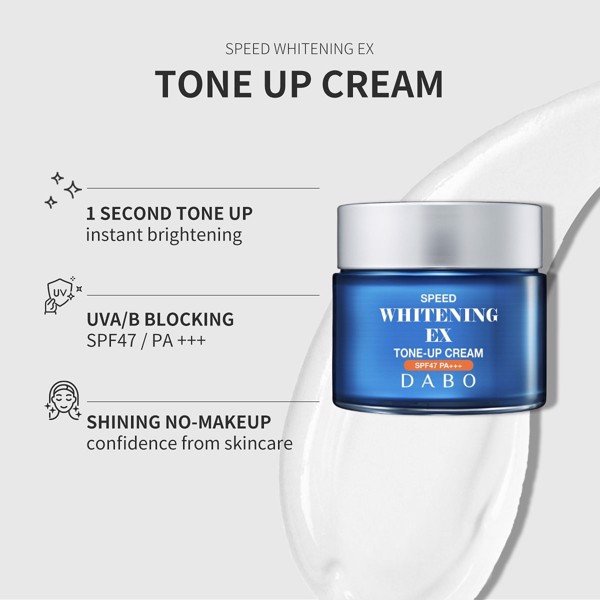 Kem dưỡng chống nám, trắng da nhanh, nâng tone, chống nắng Dabo Speed Whitening Ex Tone-Up Cream (chính hãng Hàn Quốc)