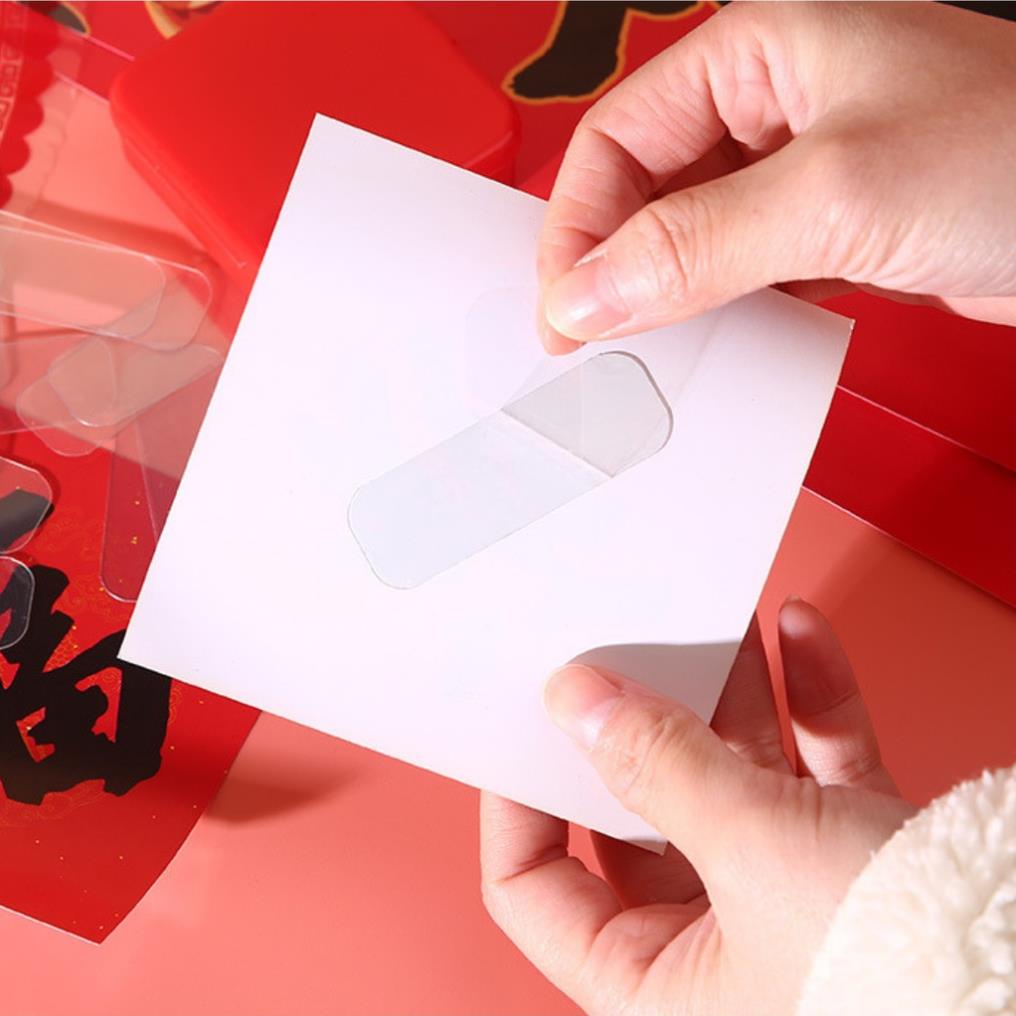 Băng keo dán 2 mặt trong suốt siêu dính treo đồ (Hộp 60 miếng)