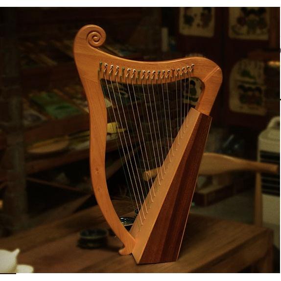 (CÓ VIDEO) ĐÀN HARP (HẠC CẦM, ĐÀN HẠC) 19 DÂY gỗ mahogany CHẤT LƯỢNG CAO ÂM THANH TỐT