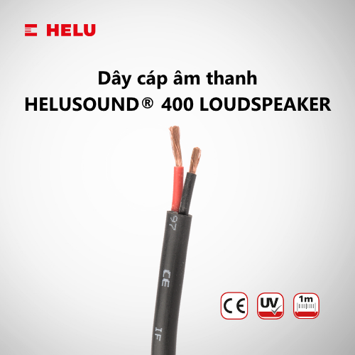 Dây cáp âm thanh HELUKABEL HELUSOUND 400 Lautsprecherkabel | Black | 2 x 2.5 mm²