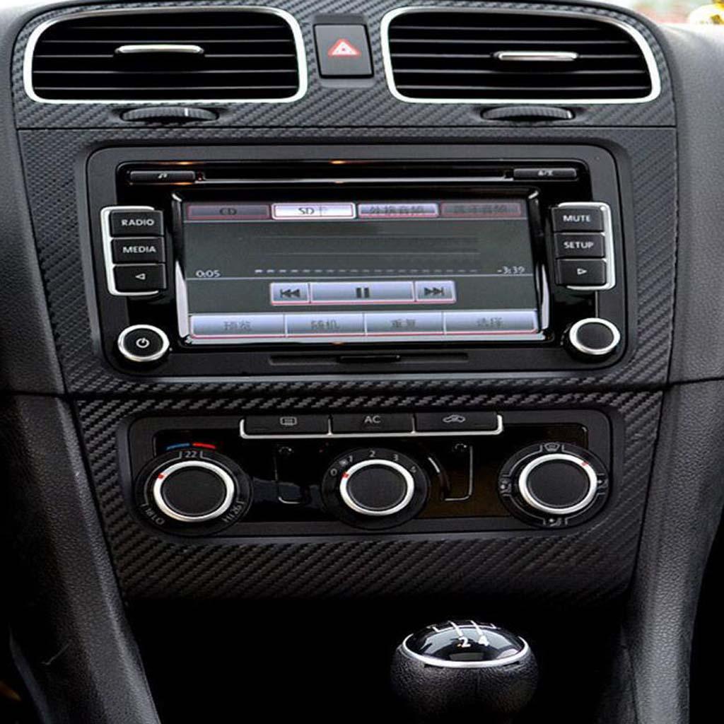 Shiny Glossy Carbon Fiber Film Wrap Decal Car Auto Sticker Sheet