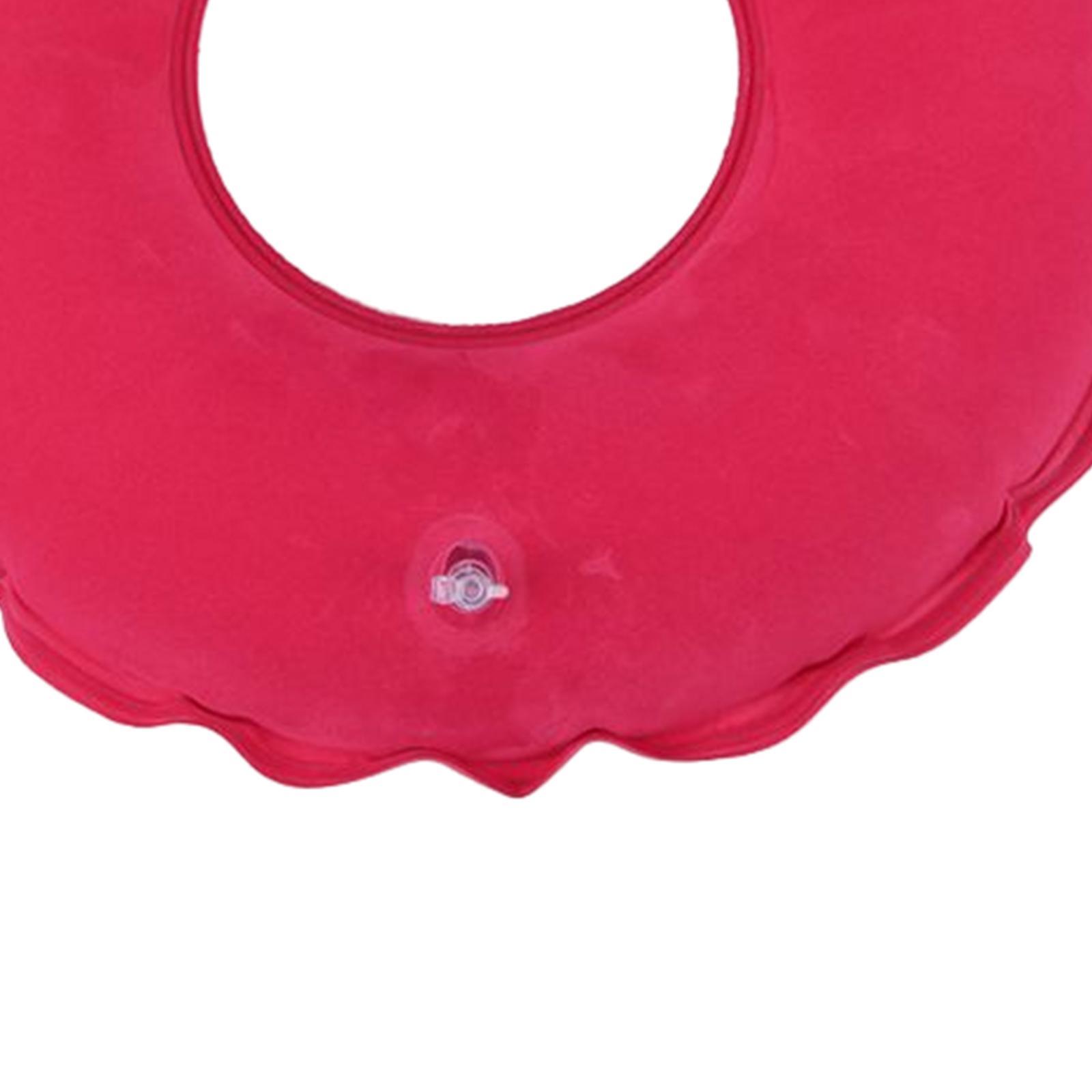 Inflatable Donut Cushion,Inflatable Ring Cushion Seat,15" Round Inflatable Cushion,Portable Donut Cushion Pillow for Home Office Chair Wheelchair Car