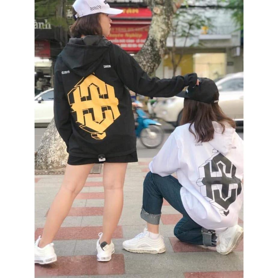 < FREESHIP > Áo khoác dù IN LOGO KHỐI nam nữ y hình, khác hình hoàn tiền hàng chuẩn shop loại 1