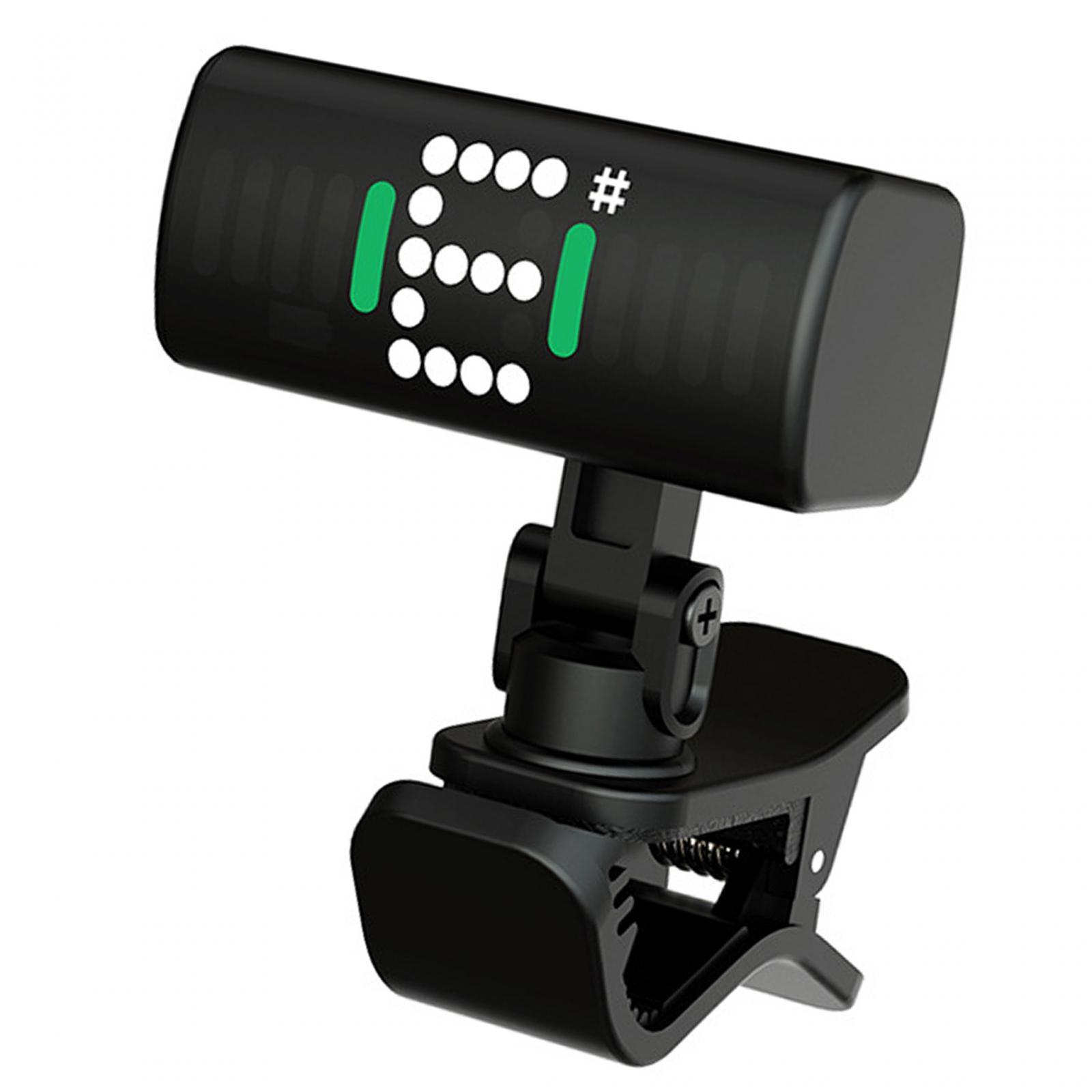 Guitar Tuner Clip on durable digital Electronic Tuner Portable High Sensitivity with LED Display, Professional Acoustics Calibration Tuner for Violin