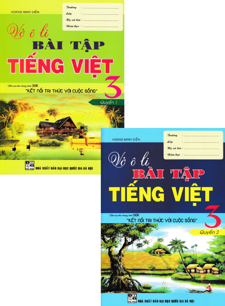 Combo Vở Ô Li Bài Tập Tiếng Việt 3 - HA