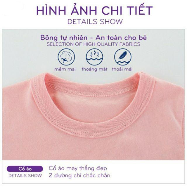 Áo thun bé gái Kotokids Home áo thun cho bé in hình ngộ nghĩnh