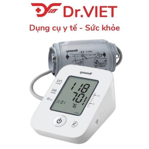 Máy đo huyết áp bắp tay điện tử YUWELL 660D