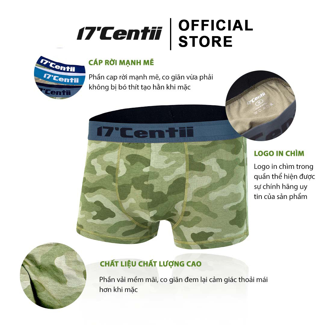 Quần Boxer Họa Tiết Lính