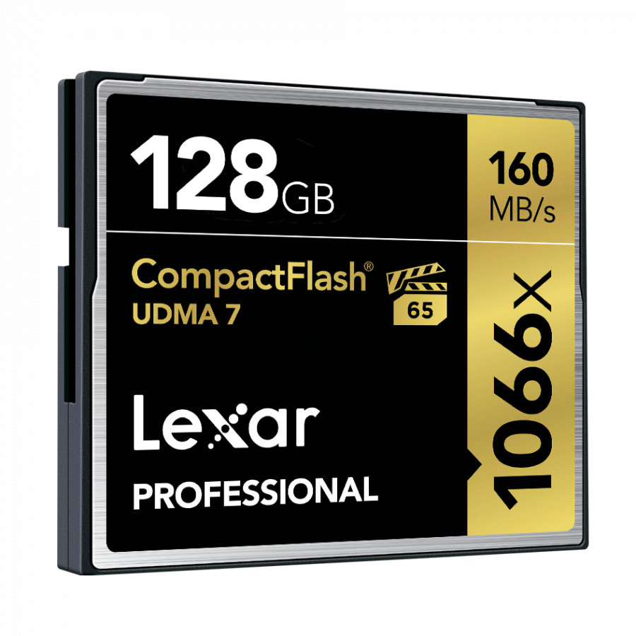 Thẻ Nhớ Lexar CF 128GB Professional 1066x  (160 Mb/s) - Hàng chính hãng