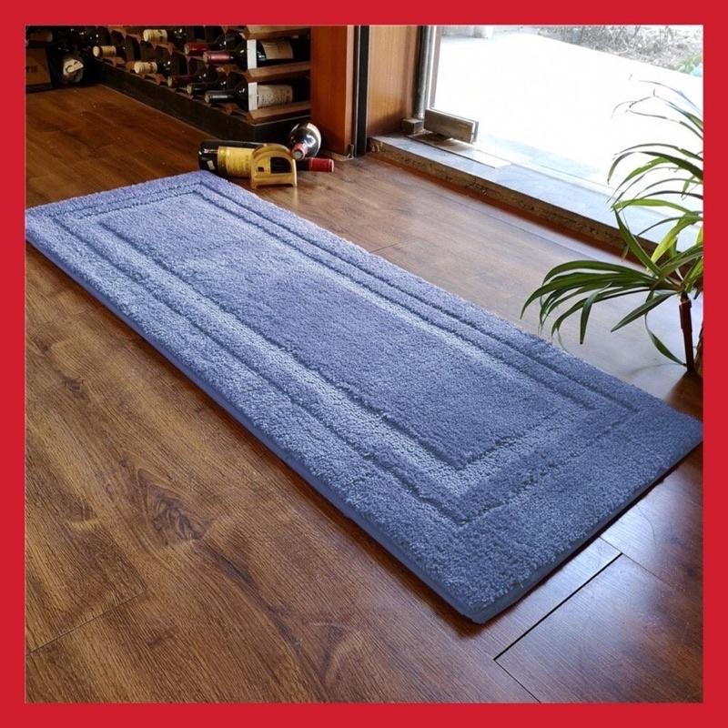 Thảm lau chân, thảm decor siêu thấm hút sợi bông cotton 100% siêu mềm mại - 3 kích thước 40x60/50x70/40x120cm