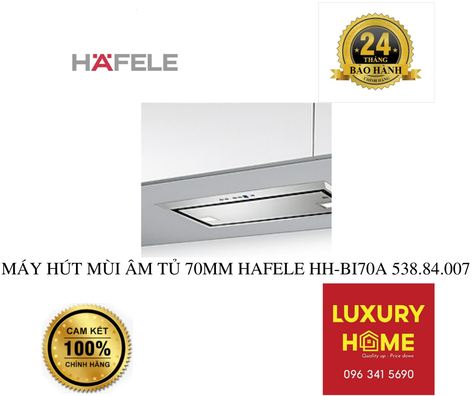 MÁY HÚT MÙI ÂM TỦ 70MM HAFELE HH-BI70A 538.84.007 - HÀNG CHÍNH HÃNG