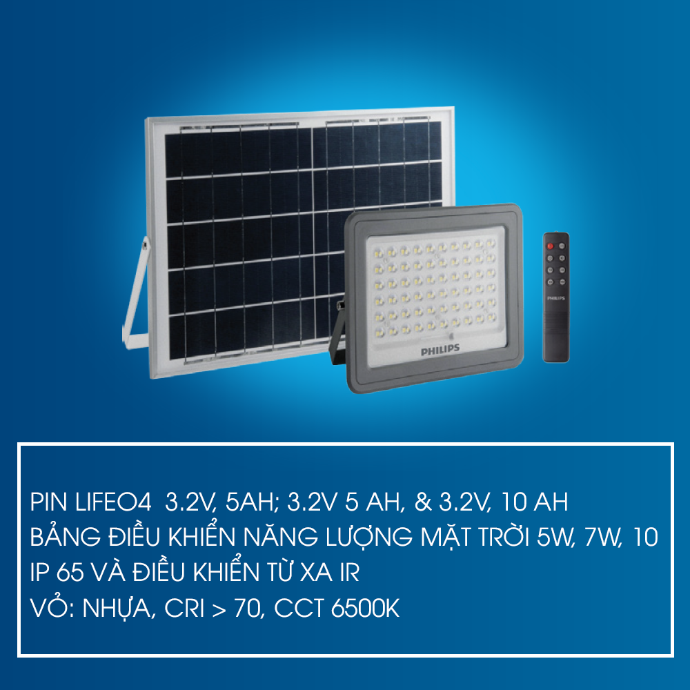 Đèn pha Philips Deco Solar Flood light BVC050 LED6/ LED9/ LED15