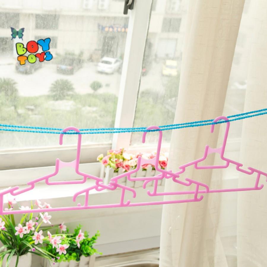 Dây phơi đồ, dây phơi quần áo thông minh chống gió, chống trượt, có lỗ móc loại 3m