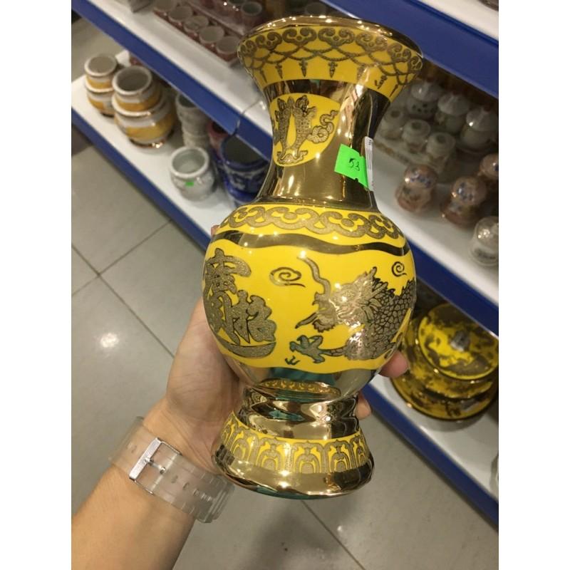 Bình hồ lô vàng rồng 3D