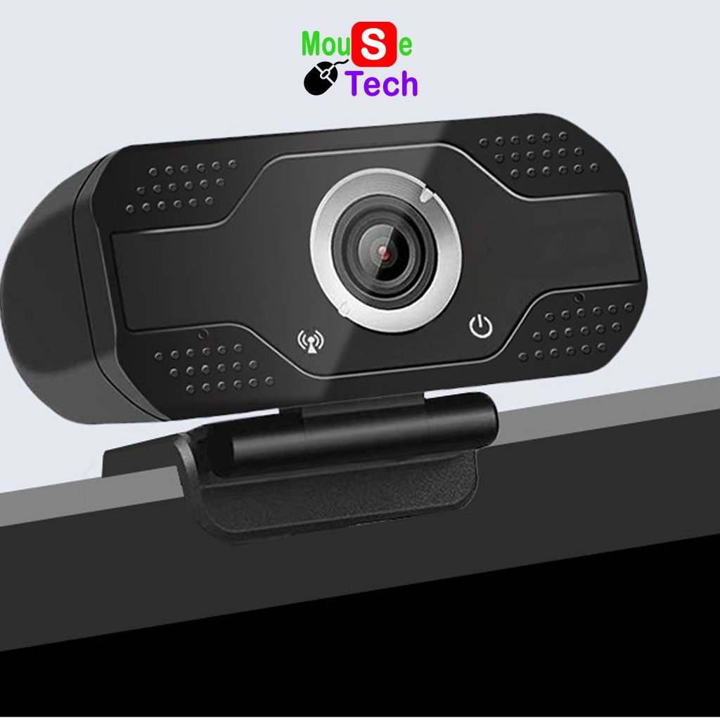 Webcam có mic Full HD 1080P dùng cho máy tính để dạy và học trực tuyến (Tặng lót chuột siêu xinh)