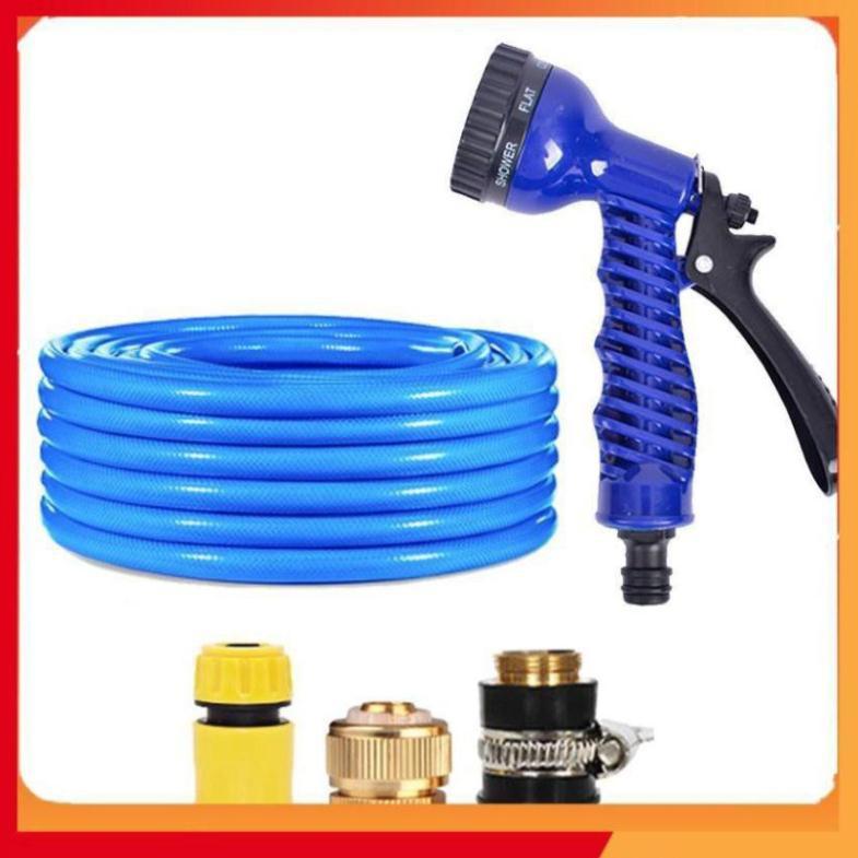 Bộ dây và vòi xịt tăng áp lực nước,rửa xe, tưới cây 20m 206843