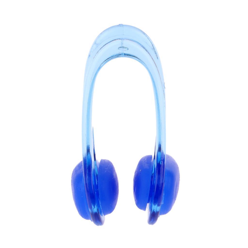 Men Women Soft Silicone Swim Swimming Nose Clip With Storage Case