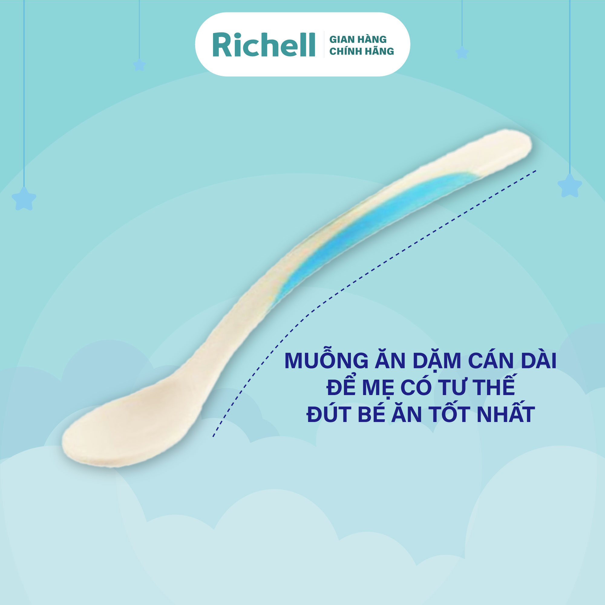 Bộ chén muỗng ăn dặm Richell Nhật Bản | Baby