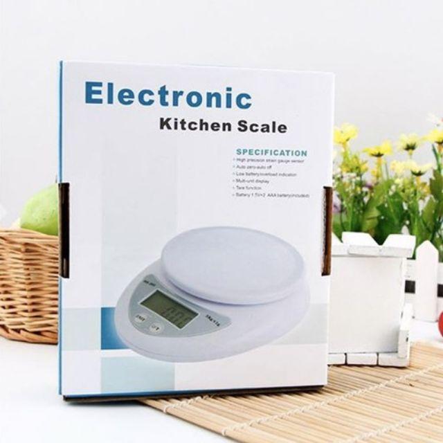 Cân Tiểu Ly Điện Tử Electronic 5kg - Dùng trong nhà bếp, Nguyên vật liệu nấu ăn