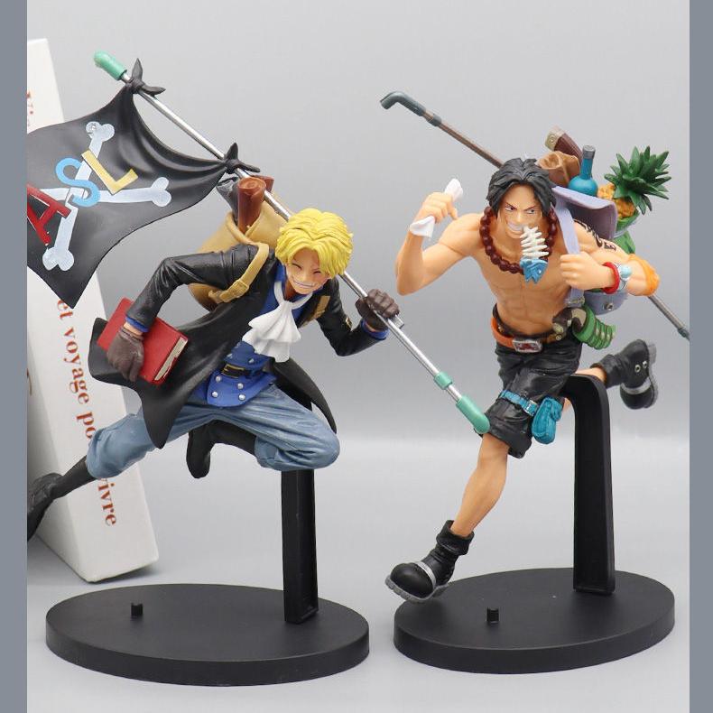 Mô Hình Bộ 3 Luffy Sabo ACE Siêu Cute 19-21Cm Mô hình One Piece Cao Cấp, Figure Mô Hình Anmie One Piece Luffy Vua Hải Tặ