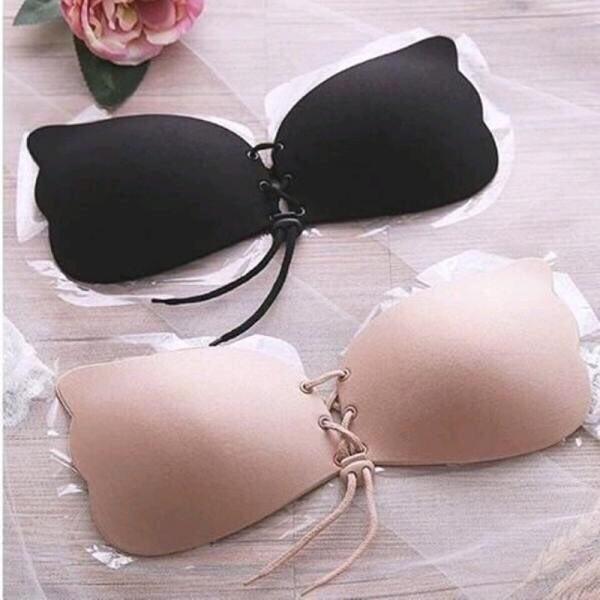 Áo Dán Ngực Bra Nâng Ngực Tạo Khe Có Dây Rút