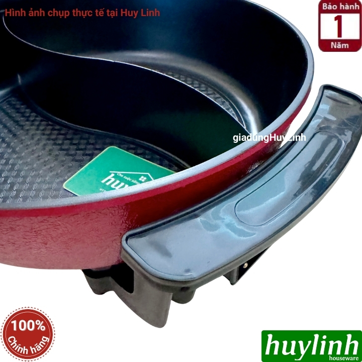 Nồi lẩu điện đôi 2 ngăn Perfect PF-A2N - Dung tích 5 lít - Hàng chính hãng