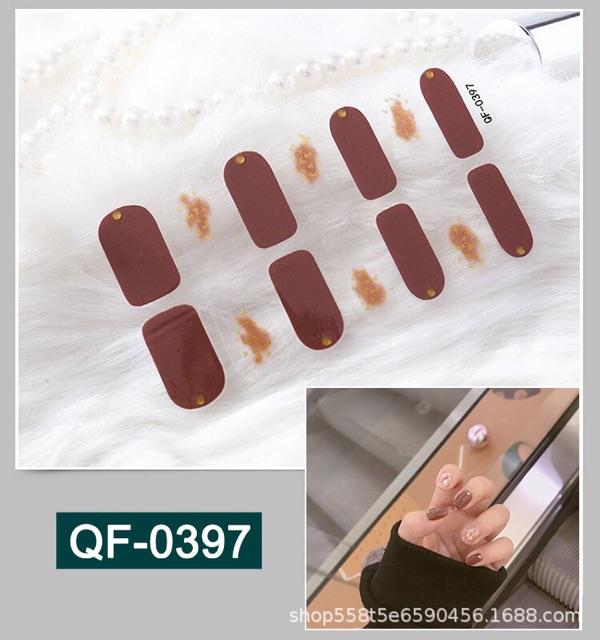 Set dán móng tay Nails dán nghệ thuật nhiều màu - có ngay bộ móng đẹp trong 5 phút (Nail wraps / Nail stickers) CAM05