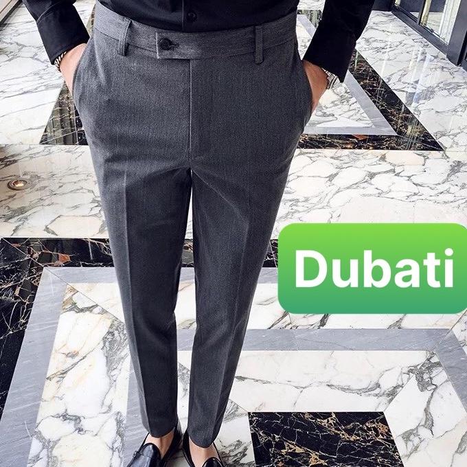 QUẦN TÂY NAM - QUẦN TÂY ÂU DÁNG ÔM CÔNG SƠ VẢI CO GIÃN NHẸ - DUBATI FASHION