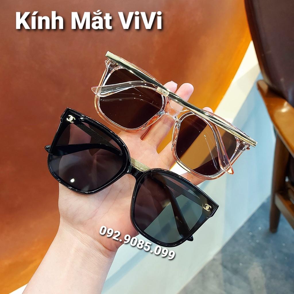 Kính mát thời trang nữ Vivieyewear thiết kế dáng vuông phong cách Hàn Quốc chống tia UV