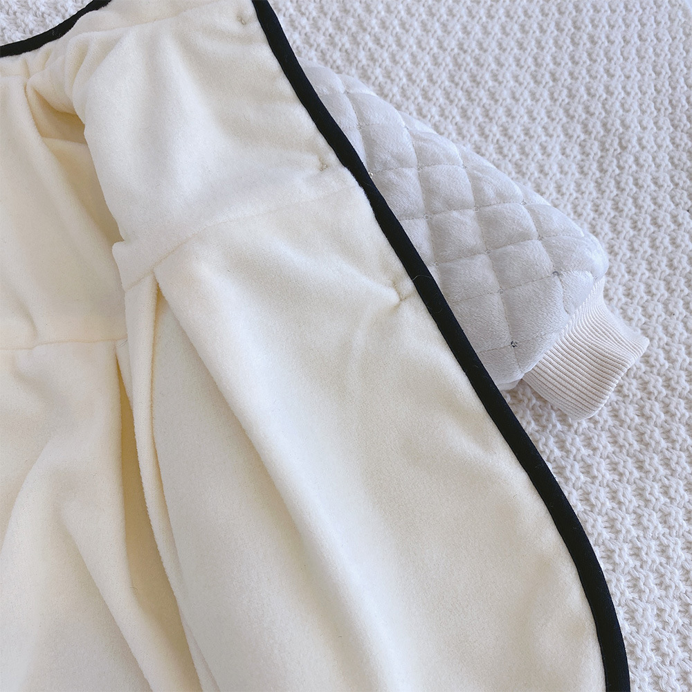 Áo khoác trần trám lót lông diện Tết bé gái, phong cách tiểu thư sang chảnh | MP14