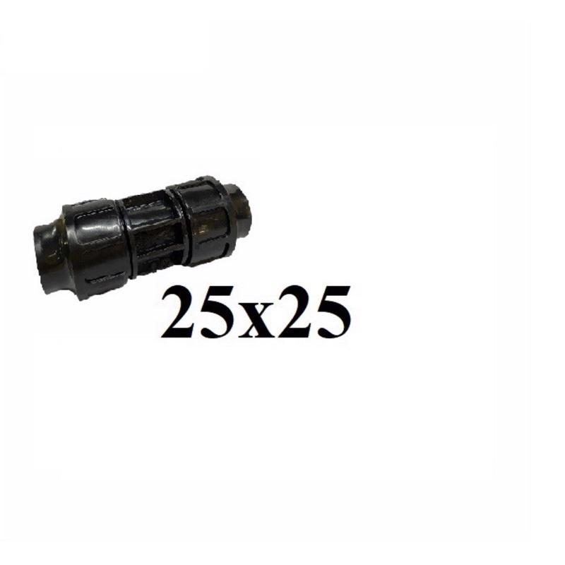 Măng sông HDPE, nối thẳng ống đen 20x20, 25x25, 32x32