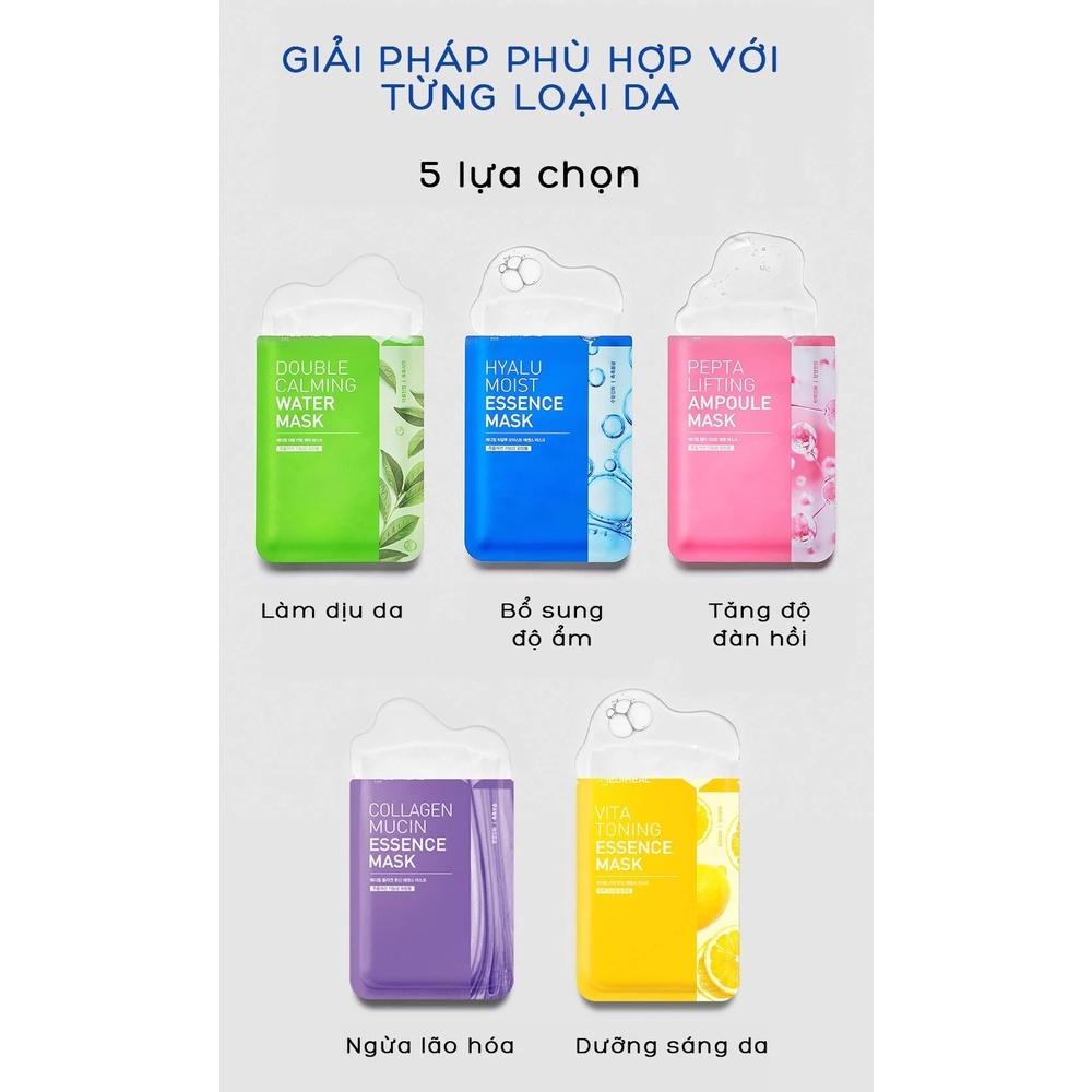 Combo 5 Mặt Nạ Làm Dịu, Cấp Nước, Dưỡng Trắng Da Mediheal Water Mask 20ml x 5 - Double Calming