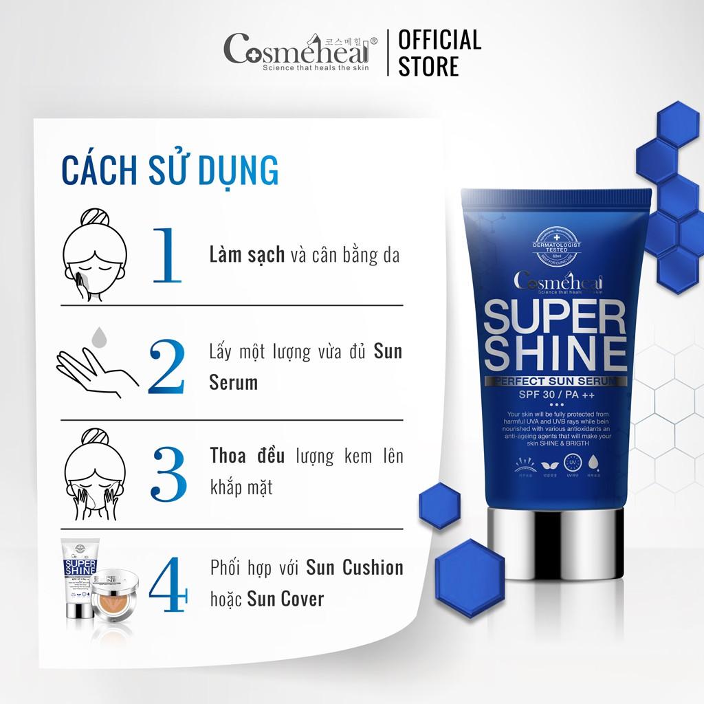 Chống Nắng Nội Sinh COSMEHEAL Supershine Perfect Sun Serum (60ml)