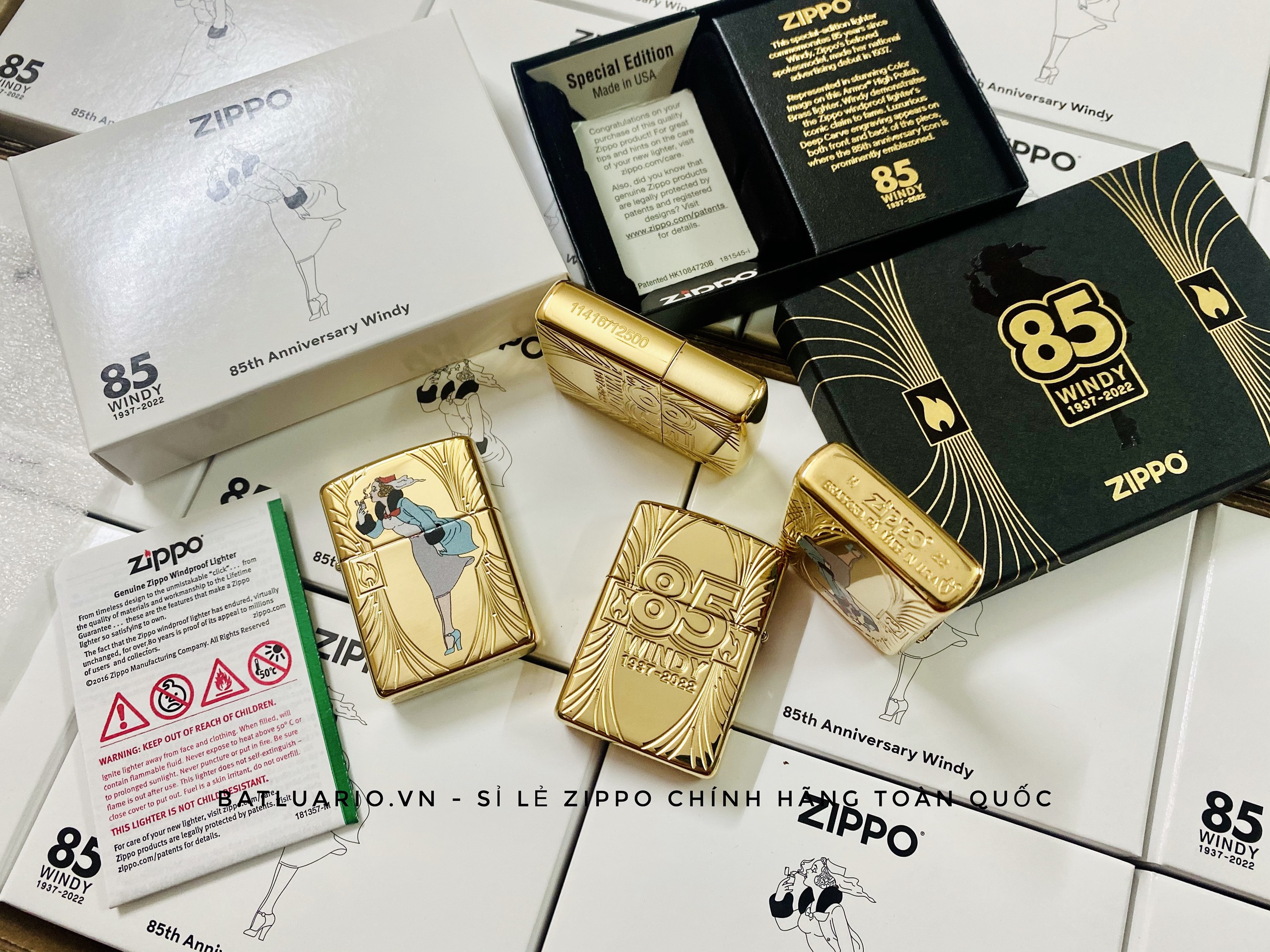 Bật Lửa Zippo 48413 – Zippo Windy 85th Anniversary Collectible