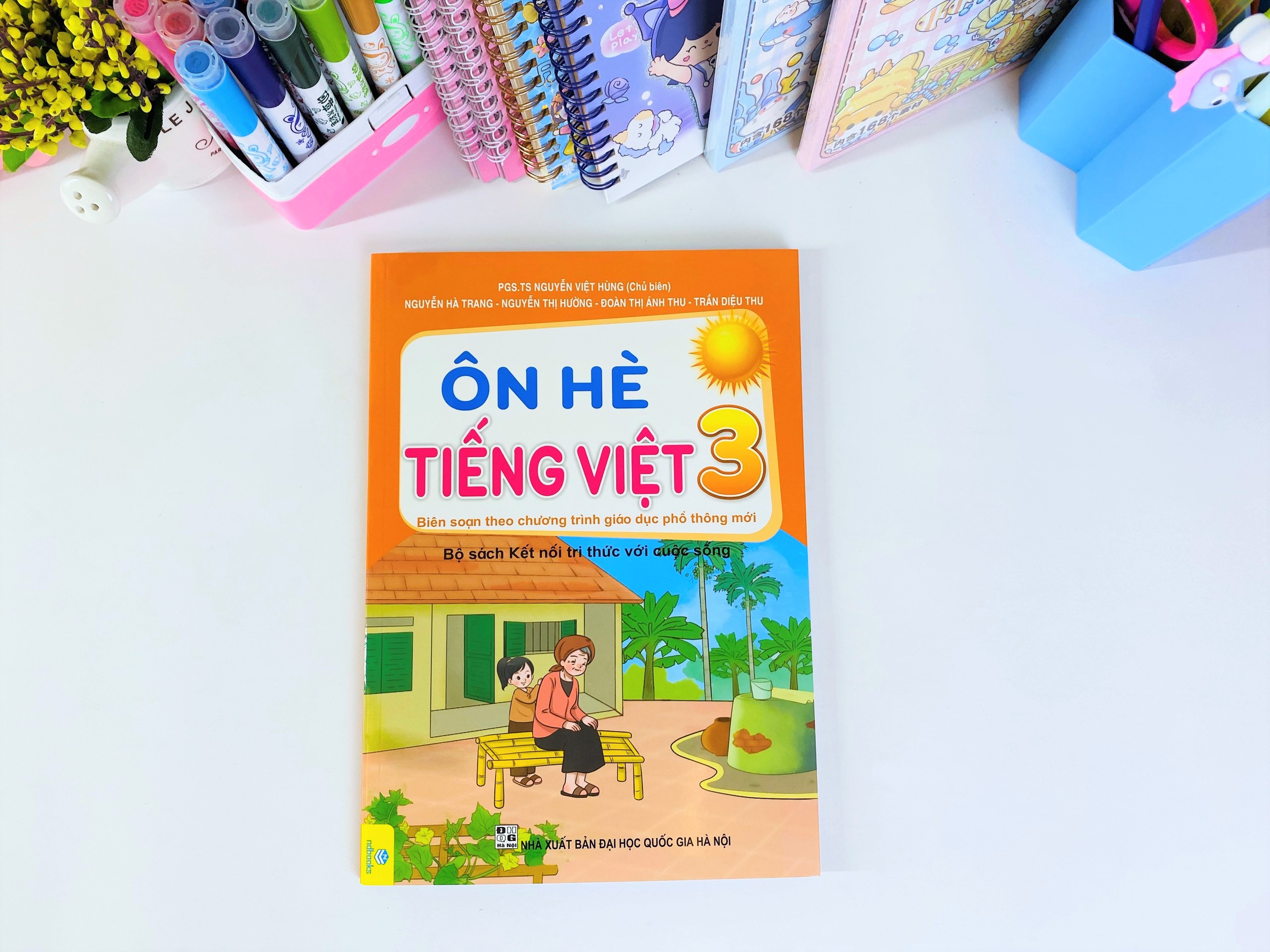 Sách - Bộ 2 cuốn Ôn Hè Toán + Tiếng Việt Lớp 3 Kết Nối - ndbooks