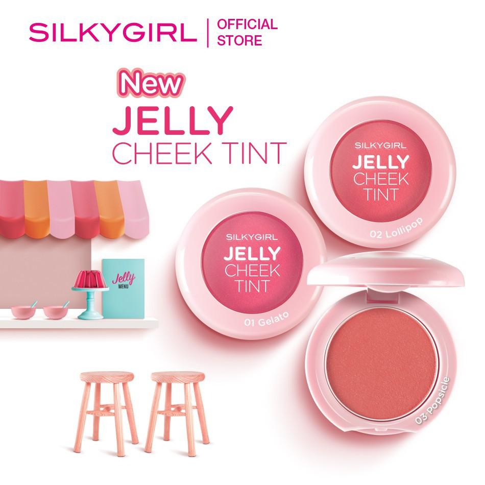 Má Hồng Dạng Thạch Mềm Mịn Lâu Trôi Silkygirl Jelly Cheek Tint 3g