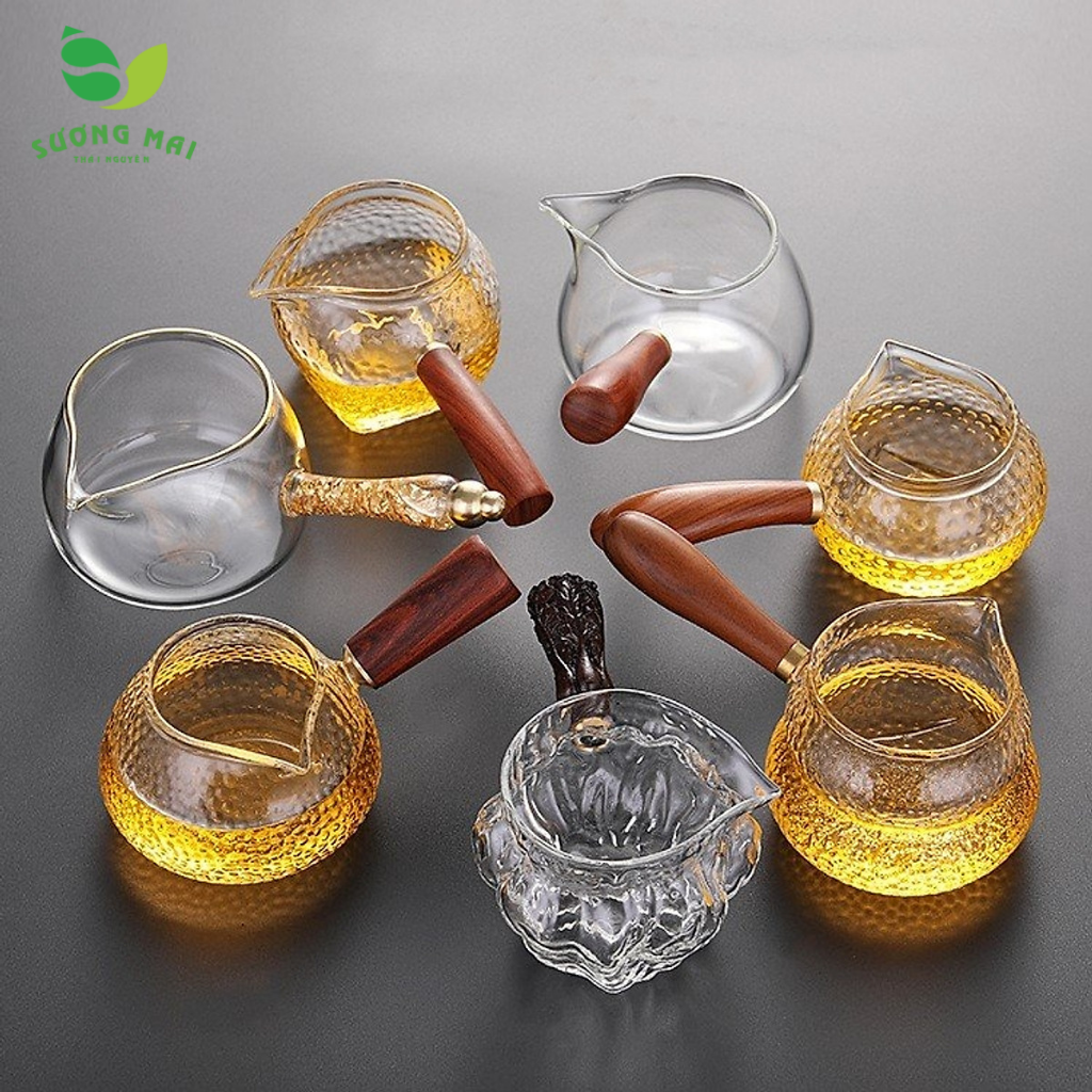 Chén tống thủy tinh cán chuôi gỗ sm005&sm006&sm007