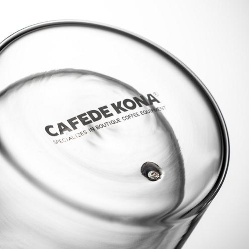 Ly uống cà phê thủy tinh 2 lớp Cafede Kona – chính hãng