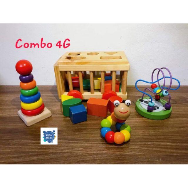 Combo đồ chơi cho bé 6m-3 tuổi