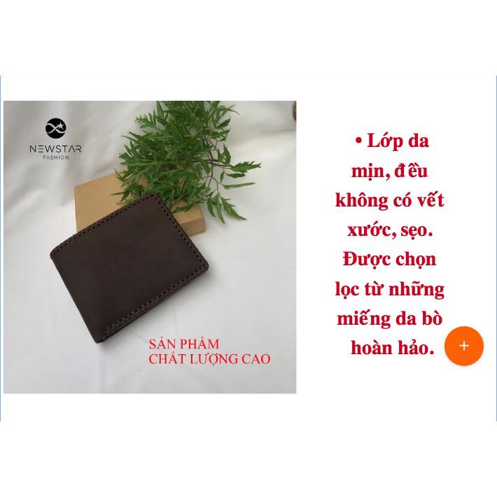 Ví Da Nam Cao Cấp Đứng, Bò Cao Cấp,Da Thật 100%,Da Bò Nhập Khẩu, Da Bò Nguyên Miếng