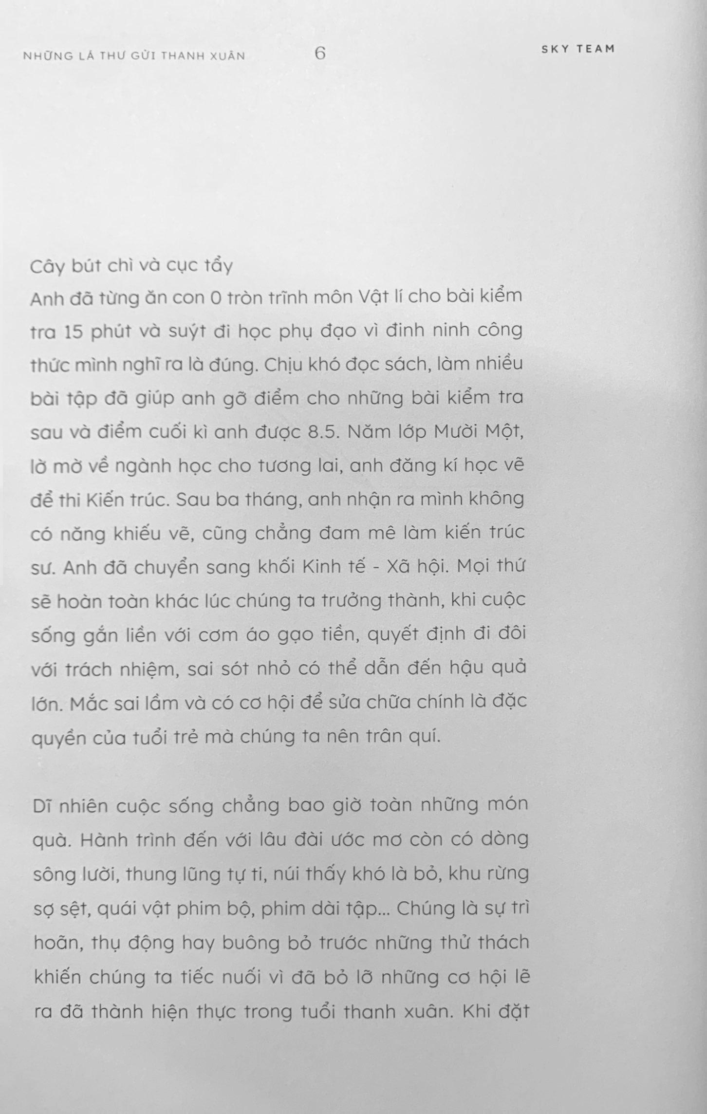 Những Lá Thư Gửi Thanh Xuân