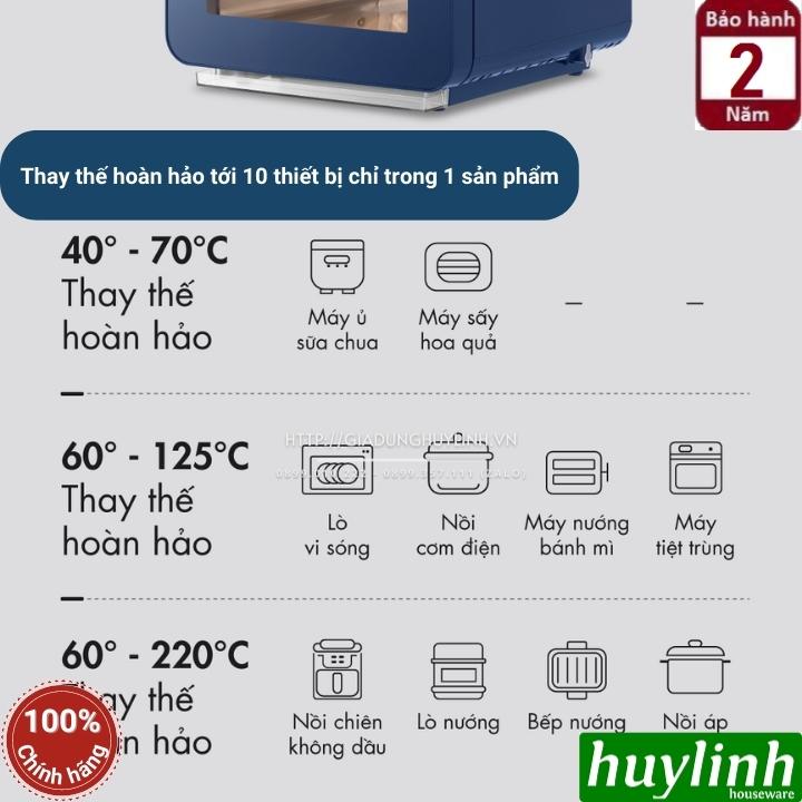 Nồi chiên - hấp hơi nước siêu nhiệt Dingo DSF16 - Dung tích 16 lít - 21 chức năng - [Tặng máy xay DCB500 đến 15-2] - Hàng chính hãng