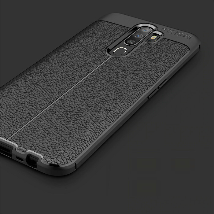 Ốp lưng dành cho OPPO A9 2020 silicon giả da chính hãng Auto Focus