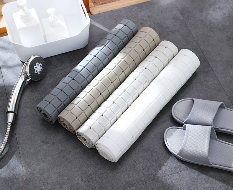 Thảm PVC Lót Sàn Nhà Tắm, chỗ chậu rửa bát nhà bếp Chống Trơn Trượt - loại mới MS11- nhiều màu