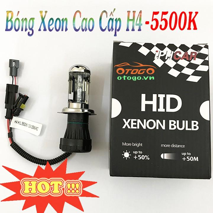 Bóng Xenon Cao Cấp H4 - 5500k