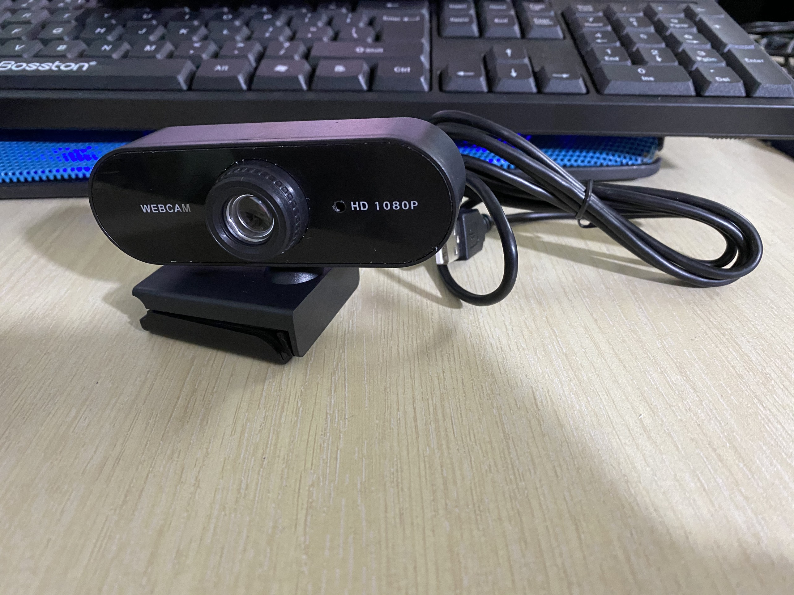 Webcam Máy Tính kẹp, Camera Có Mic 1080p Cho Laptop Học Online ZOOM, Trực Tuyến- Hội Họp-Gọi Video Hình Ảnh Sắc Nét