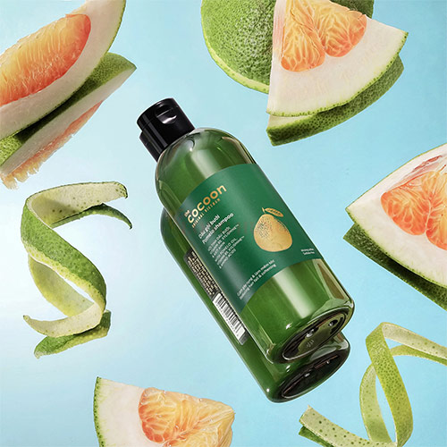 Dầu gội bưởi Cocoon Pomelo Shampoo giúp giảm gãy rụng và làm mềm tóc (310ml/500ml) - Hàng chính hãng